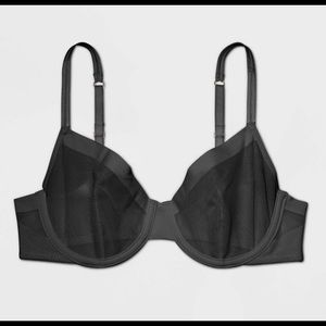 38B Black sheer Auden bra